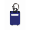 Luggage tags plastic            in royal-blue