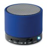 Round wireless speaker in Blue