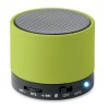 Round wireless speaker in Green