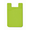 Silicone cardholder in lime