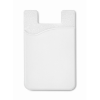 Silicone cardholder in white