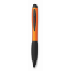 Twist pen in metalized finish   in orange