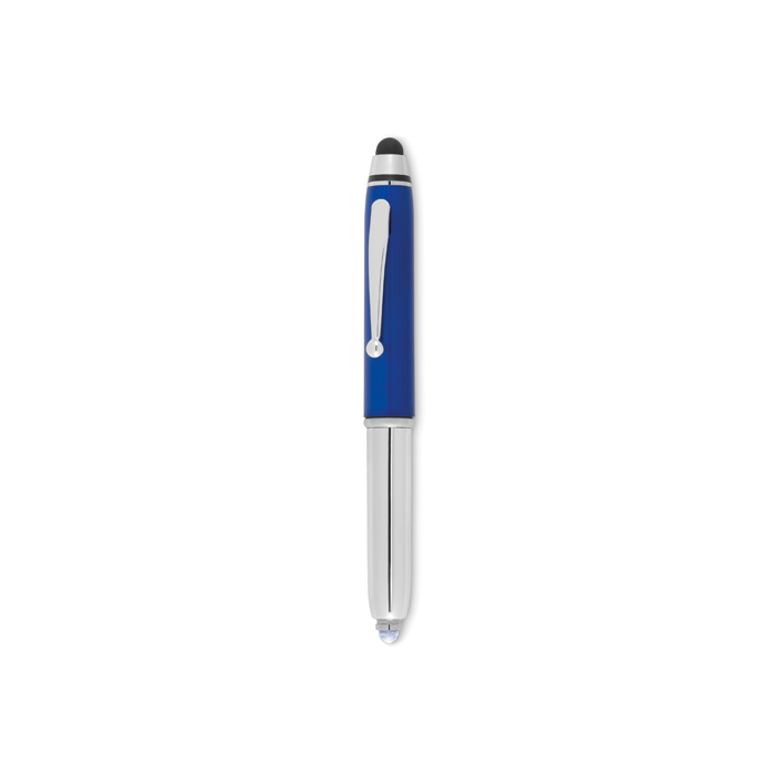 Stylus pen with torch in blue