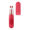 Pen Set In Tube Shaped Box in red