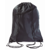 Large drawstring bag            in black