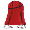 Large drawstring bag            in red