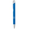 Ball pen in rubberised finish in Blue