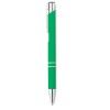 Ball pen in rubberised finish in Green