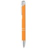 Ball pen in rubberised finish in Orange