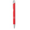 Ball pen in rubberised finish in Red