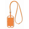 Silicone smartphone hanger      in orange