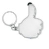 Thumbs up led light w/key ring in White
