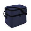 Cooler bag with 2 compartments in blue