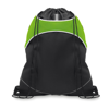 Drawstring Bag With Pocket in lime
