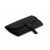 Travel accessories bag in 600D in black