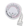 BMI measuring tape in White