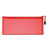 PVC pencil case in red