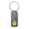 Key Ring With Thumbs Up in lime