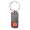 Key Ring With Thumbs Up in orange