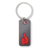 Key Ring With Thumbs Up in red