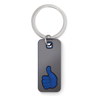 Key Ring With Thumbs Up in royal-blue