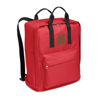 600D Polyester Backpack in red