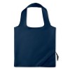 210D Polyester foldable bag in blue