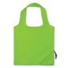 210D Polyester foldable bag in Green