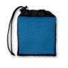 Sports towel with pouch in Blue