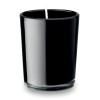 Scented candle in glass in black