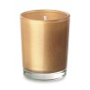 Scented candle in glass         in gold