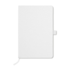 A5 Notebook With Paper Cover in white