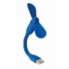 Portable USB fan in royal-blue