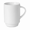 200 ml porcelain mug            in white