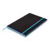 A5 Paper cover notebook lined in turquoise