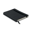 Notebook PU cover lined paper in black