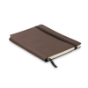 Notebook PU cover lined paper in brown