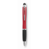 Twist ball pen with light       in red
