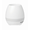 Bluetooth speaker flower pot in white