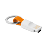 Key Ring Type C Cable in orange