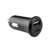 Type C Car Charger in black