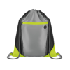 Drawstring In 210D And Mesh in lime