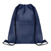 210D Polyester drawstring bag in Blue