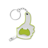 1M Tape And Opener Key Ring in lime