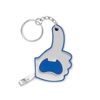 1M Tape And Opener Key Ring in royal-blue