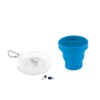 Silicone foldable cup in Blue
