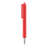 Plastic Pen In Diamond Cut in red