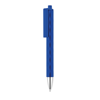Plastic Pen In Diamond Cut in royal-blue