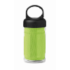 Cooling towel in PET bottle in lime
