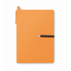 Recycled notebook in orange